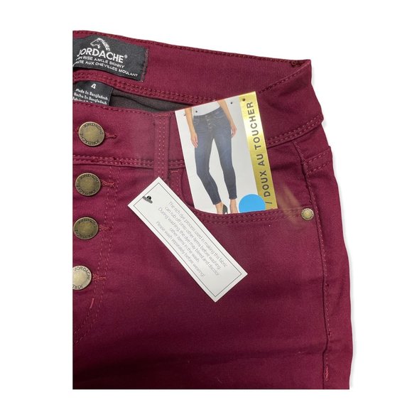 Jordache Button Front Skinny Jeggings - Picture 5 of 16